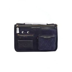 Official Authentic Products Anya Hindmarch Briefcase Multi-Pocket Commuter Bag Cute Eye Shoulder Handbag for Women