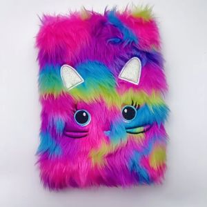 A5 Cat/Rat/Panda and Pig Fur Notebook