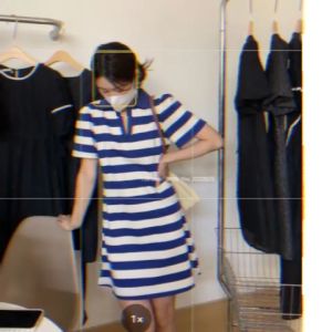 LH Moonlight ฮอตฮิต🔥เดรสแฟชั่นคอปกคอวียาวแขนสั้น 4 ตัวเลือก สีและสี ชุดเดรสสไตล์สาวเกาหลีหวานๆกรุบๆใส่เที่ยวก็โอ👌