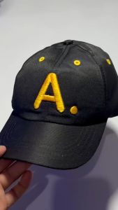 Topi Baseball Anak Inisial Huruf Alfabet A-Z Laki-laki & Perempuan Usia 2-10 Tahun