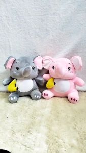 Dreamtoys96 Boneka Binatang Gajah Sit Elephant Mugie Banana Bahan Spandex