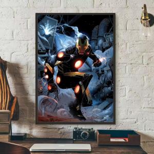 Kayou | 500-2000pcs Retro Superhero Comic Jigsaw PuzzleDynamic Hero Battle Illustration PuzzleDIY Puzzle GameRoom Wall Art Decoration