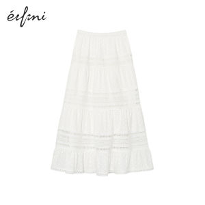 Eifini | Chân Váy Xòe A-Line Thêu Ren