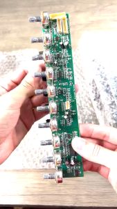 Mạch pre echo loa kéo 10 volume IC 65831 chỉnh âm bass âm treble