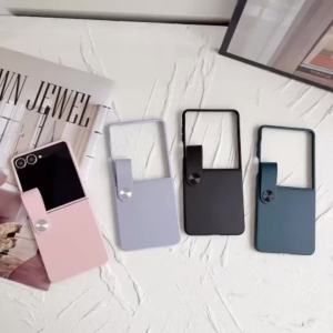 szhaiyu | Wrist Strap Handbag Style Phone Case for Samsung Galaxy Z Flip 8 7 FE 6 4 Flip8 Flip7 Shockproof Slim Hard Protective Cover