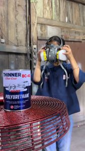 Thinner Pu BC 40 F7, Pengencer Cat PU Clear Coat, dan Pernis High Gloss 1 Liter
