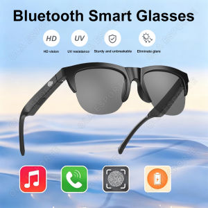 Bluetooth Smart Glasses With Microphone Fashion Wireless Call Sports Sunglasses Music Playback Anti-blue Light UV For Men Women