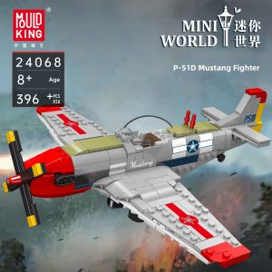 Mould King | Boys 10th Birthday Gift Mustang Fighter Jet Building Blocks
