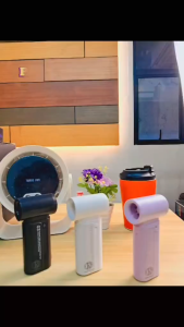 RD-88F Red Diamond Ultra Strong Wind Portable Hand Fan Low Noise Rechargeable Mini Fan