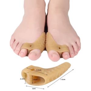 INEOO 2Pcs Bunion Corrector Toe Separators Hallux Valgus Soft Gel Bunion Pads Support for Overlapping Toes for Men and Women
