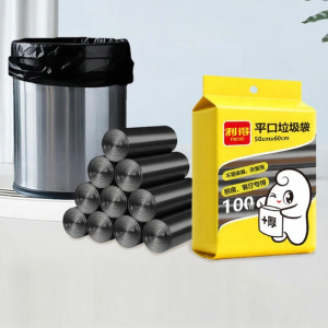 ถุงขยะครัวหนาพิเศษ 2 ชั้น สีดำ ความหนา 1.6 มม