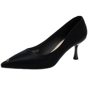 Josiny | Lazy Step On Slip-on Shoes High Heels Soft and Thin Heel