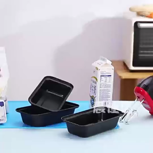 Carbon Steel Toast Pan Rectangular Non Stick Baking Mold Loaf Cake Bread Tray Kitchen Bakeware Tool Acuan Pembakar