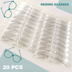 20-Piece Set of Integrated Reading Glasses for Presbyopia with Clear Lenses Lightweight to Wear Suitable for Both Men and Women.