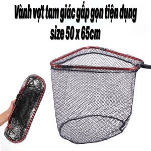 vành vợt săn hàng gấp gọn tiện dụng size 50 * 65cm