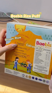[HALAL] BAEBIS Organic Baby Rice Puff Baby Snack Finger Food 6 months+