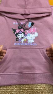 Sweater Hoodie Anak Perempuan Usia 2-13 Tahun Karakter Sanrio Kuromi Cinnamoroll My Melody