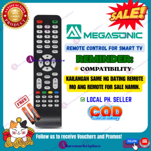 ORIGINAL MEGASONIC Smart TV Remote Control [**Mag Basa B4 Umorder**] MEGASONIC BASIC LED TV REMOTE MEGASONIC alluremarketplace2ND