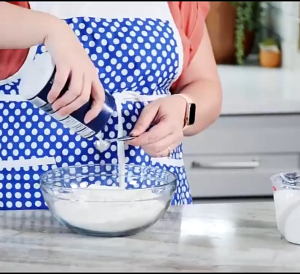 Flour Dough Mixer Manual Stainless Handle Whisk Household Baking Mixing Rod Stainless Steel Handle