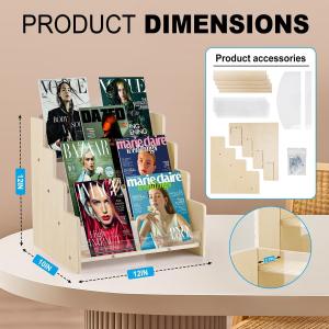 Wooden Multipurpose Display and Storage Rack