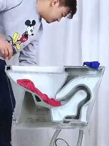 PEPO - High Pressure Toilet Plunger Fast Unclog Multifunctional Clog Remover Pam Tandas (3 Heads/ 5 Heads)