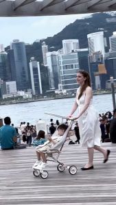 Y4Y Baby Foldable Lightweight Stroller with Sunshade Toddler Stroller for 6 Months to 5 Years Baby