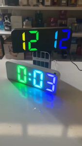 Đồng hồ Led nhiều màu có báo thức remote điều khiển GH0730 - T0395