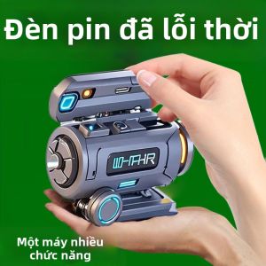 BEIDIANNI | Đèn Pin Khẩn Cấp Cầm Tay Gọn Nhẹ Công Suất Cao Chiếu Xa Sạc Được