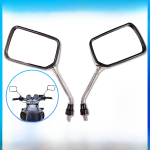 กระจกมองหลังสะท้อนแสงสำหรับมอเตอร์ไซค์ Honda VTEC Bee Blue Sapphire CB1300 กระจกมองหลังแบบกลับรถที่ใช้ได้ทั่วไปสำหรับมอเตอร์ไซค์ CB400
