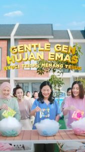 (1 DUS) GENTLE GEN HIJAU PARISIENNE GARDEN Deterjen Cair Karton isi 10 Renceng