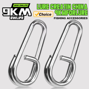 Split Rings Fishing Snap 50~200Pcs Fishing Lures Connectors Saltwater Fishing Oval Split Rings Swivel Snap Stainless Steel Rings
