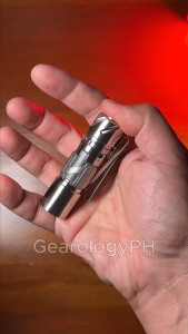 Loop Gear SK03 | Stainless Steel | Mini Flashlight – 1000 Lumens EDC Light + Side Light USB Rechargeable IP65 | Uses AA or 14500