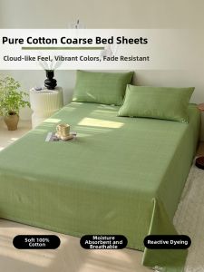Summer Cool Pure Cotton Linen Bed Sheets