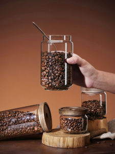BOANG | Food-Grade Storage Can for Coffee Beans Grains Seasonings and Snacks with Sealing and Exhaust Function