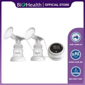 Máy Hút Sữa Điện Đôi IE SMART Máy Hút Sữa Điện Hút Êm Ái Có Đèn Led Cảm Biến Biohealth