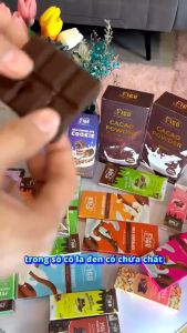 [GIÁ TỐT| 30 HỘP MIX ĐỦ 7 VỊ 50G] Chocolate 50% Cacao| Kẹo socola sữa đủ 7 vị Hạnh nhân Hạt điều Dừa Nho Phô mai FIGO