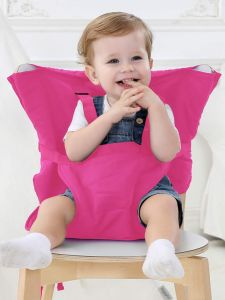 Baby High Chair with Safety Strap Stool Cover Travel Gear Hands-Free Holding Child Device Comfortable Soft Straps Adjustable