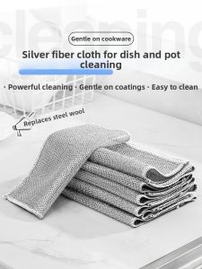 Double Layer Thickened Oil-Resistant Dish Scrubber