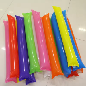 24pcs Inflatable Clapper Cheerstick Inflatable Sticks Balloon Stick Clapper Cheering Stick Noise Maker Balloon Concert Party