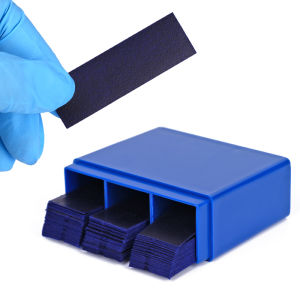 300 Sheets Dental Bite Paper Disposable Dentist Blue/Red Double-Sided Bite Strip Oral Teeth Care Whitening Dentistry Material