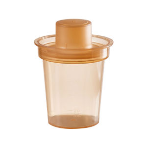 Transparent milk powder storage box food storage container moisture-proof and dust-proof portable 80ML PP material wide mouth