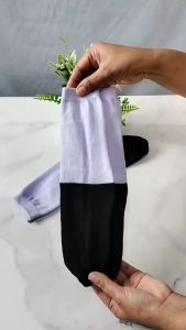 6 PASANG KAOS KAKI SEKOLAH SD SMP SMA PUTIH/HITAM TERMURAH