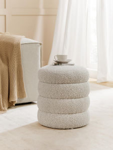 Affordable Luxury Fashion round Stool Clothing Store Stool For Home Shoe Changing Stool Internet Celebrity Bed End Stool Bench Living Room Pedal Foot Bench