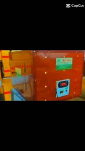 Máy ấp trứng 35 trứng đảo tự động ráp hoàn thiện thùng Nhôm ALU