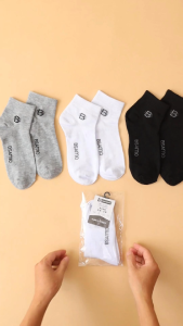 Tất Vớ Nam Cổ Trung BSAMIO Chất Liệu Cotton Thoáng Khí Thấm Hút Mồ Hôi Tốt Dễ Phối Đồ