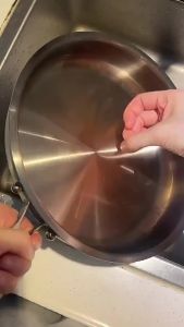 Non-Coating Non-Stick Small Frying Pan Stainless Steel 316