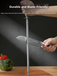 SHI BA ZI ZUO | Multi-purpose Kitchen Use Sharpening Rod 10 Inches