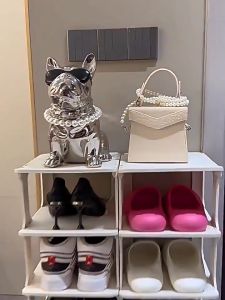 ชั้นวางรองเท้า JINXY ที่เก็บรองเท้า 3/4/5ชั้น อเนกประสงค์ มีให้เลือก 2ชั้น ชั้นเก็บรองเท้า สปอร์ต ซ้อนได้หลายชั้น