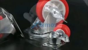 Xximos 1.5 To 3 Durable Furniture Wheels And Red Push Cart Wheel Heavy Duty For Furniture Carts and DIY Tools