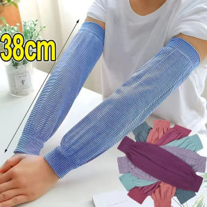 🔥🔥🔥Work Elastic Fishing Cycling Long Sleeves For Men Riding For Women Arm Cover Striped Arm Sleeves Arm Warmer Cooling Sleeves